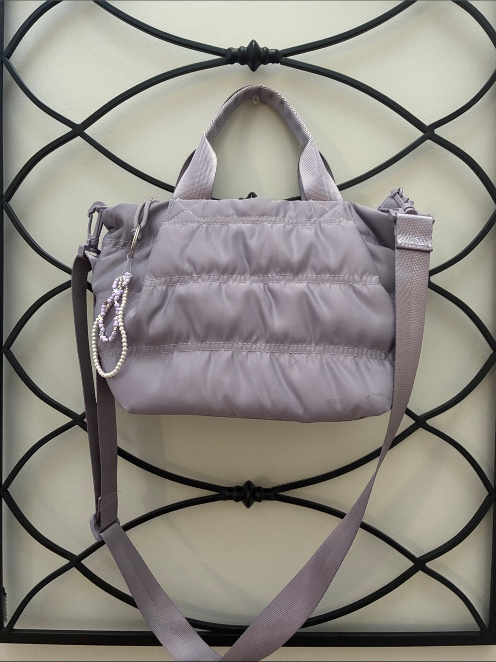 Quilted Puffer Crossbody Bag